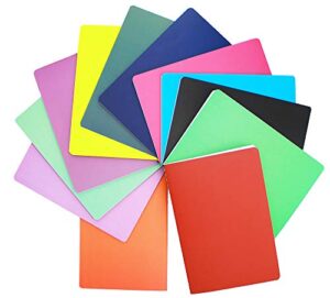 zegrox a5 colorful blank sketchbook unruled journal pack planner with unlined paper,thick blank journal -60 pages, 12 pack (blank)