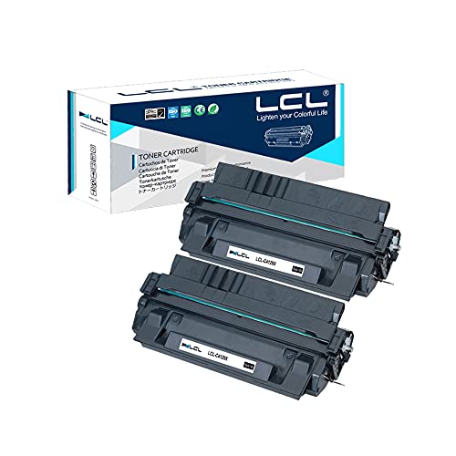 LCL Compatible Toner Cartridge Replacement for HP 29X C4129X EP-62 CRG-H Laserjet 5000 5000dn 5000gn 5000n 5100 5100dtn 5100se 5100tn Canon Image Class 2200 2210 2220 2250 LP-3000 3010 (2-Pack Black)