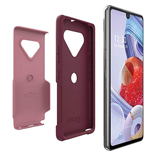 OtterBox COMMUTER SERIES LITE SERIES Case for LG STYLO 6 - CUPIDS WAY (ROSEMARINE PINK/RED PLUM)