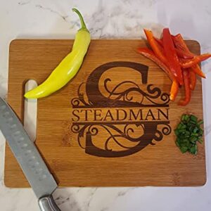 Personalized Bamboo Cutting Board (Horizontal)