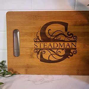 Personalized Bamboo Cutting Board (Horizontal)