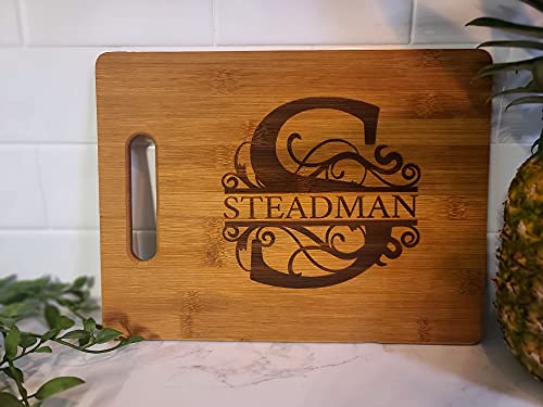 Personalized Bamboo Cutting Board (Horizontal)