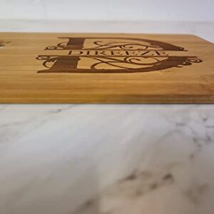 Personalized Bamboo Cutting Board (Horizontal)