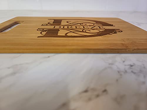 Personalized Bamboo Cutting Board (Horizontal)