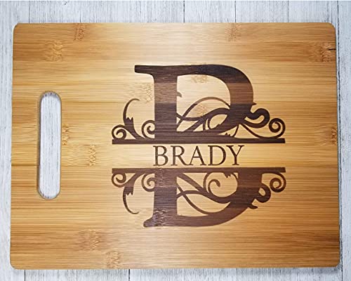 Personalized Bamboo Cutting Board (Horizontal)