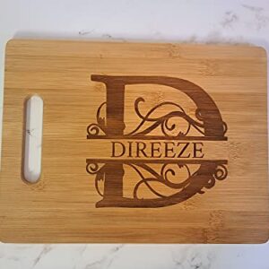 Personalized Bamboo Cutting Board (Horizontal)