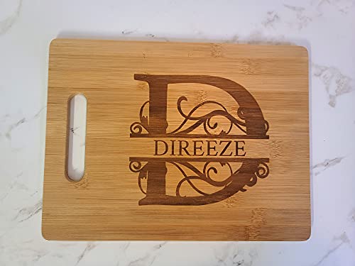 Personalized Bamboo Cutting Board (Horizontal)