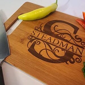 Personalized Bamboo Cutting Board (Horizontal)