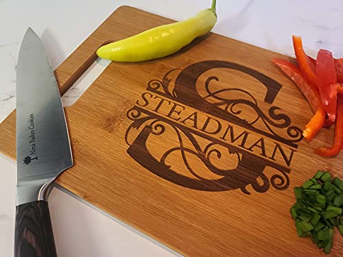 Personalized Bamboo Cutting Board (Horizontal)