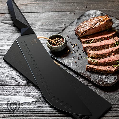 Dalstrong Bull-Nose Butcher Knife - 10 inch - Shadow Black Series - Black Titanium Nitride Coated - High Carbon 7CR17MOV-X Vacuum Treated Steel - Breaking Kitchen Knife - Sheath - NSF Certified