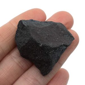 Raw Magnetite, Mineral Specimen - Approx. 1" - Geologist Selected & Hand Processed - Great for Science Classrooms - Eisco Labs