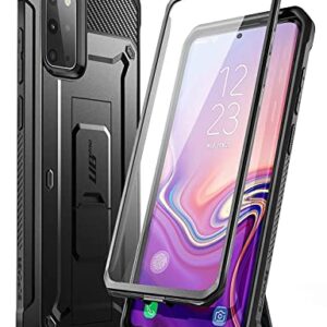 SUPCASE UB Pro Series Designed for Samsung Galaxy S20 Plus 5G Case, Built-in Screen Protector with Full-Body Rugged Holster & Kickstand for Galaxy S20 Plus (2020 Release) (Black)