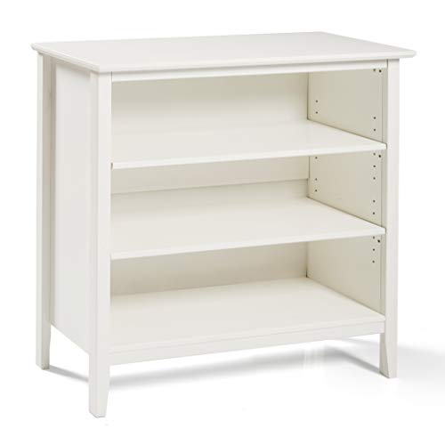 Alaterre Furniture Simplicy Under Window Bookcase, White