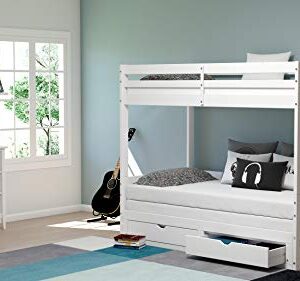 Alaterre Furniture Simplicy Under Window Bookcase, White