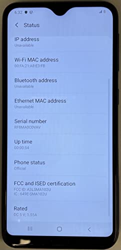 Samsung Galaxy A10e 32GB A102U GSM Unlocked Phone - Black (Carrier Packaging)