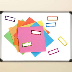 Magnetic Dry Erase Labels Galaxy Name Plates 3 x 1.2 Inches 32 Labels for Whiteboard School Office Supplies