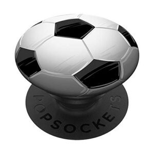 soccer ball cool hobby sports football player coach gift popsockets swappable popgrip