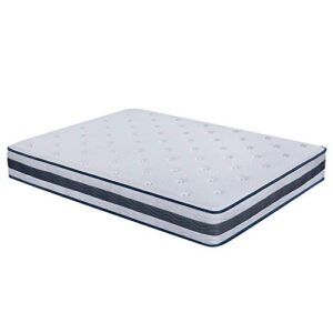 Sleeplace 11 Inch Tight Top Spring Mattress Queen -Dark Green Piping SP11SM04Q