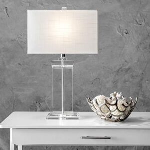 nuloom mct11aa toledo 25" crystal table lamp, height, clear
