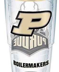 Tervis Made in USA Double Walled Purdue University Boilermakers Insulated Tumbler Cup Keeps Drinks Cold & Hot, 24oz, Tradition