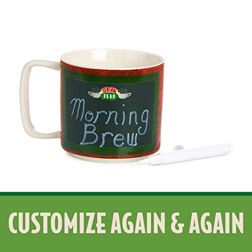 Central Perk Chalkboard Mug with Chalk Pen - Officially Licensed Friends TV Show Merchandise