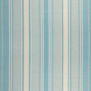 JONATHAN Y SMB202A-4 Haynes Modern Double Stripe Indoor Outdoor Farmhouse Transitional Area Rug,High Traffic,Kitchen,Living Room,Backyard,Non Shedding,4 X 6,Aqua/Beige