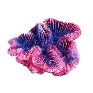 Danmu 1Pc of Polyresin Coral Ornaments, Aquarium Coral Decor 4 7/10" x 1 9/10" x 4 7/10" for Fish Tank Aquarium Decoration