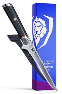 dalstrong boning knife - 6 inch - phantom series - japanese high-carbon aus8 steel - pakkawood handle - sheath included