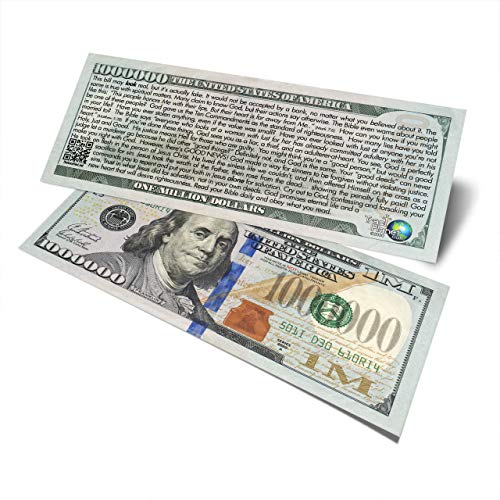 Franklin Million Dollar Bill Gospel Tract (Pack of 100, ESV)