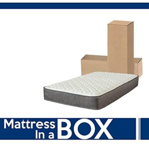 Mayton 10-Inch Pocketed Coil Rolled Medium Plush Mattress With Cover for Adjustable Bed, Split Queen (30x80 each half)