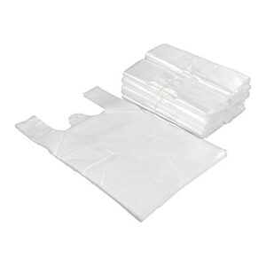 begale 480 count plastic t-shirt shopping bags, reusable carryout bags