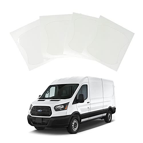 Custom Fit Door Handle Cup 3M Scotchgard Anti Scratch Clear Paint Protector Film Self Healing Guard Kit for 2015 2016 2017 2018 2019 2020 2021 2022 2023 Ford Transit Van Cargo Passenger Wagon