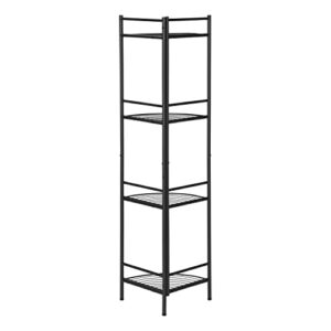 Monarch Specialties None Bookcase, Black