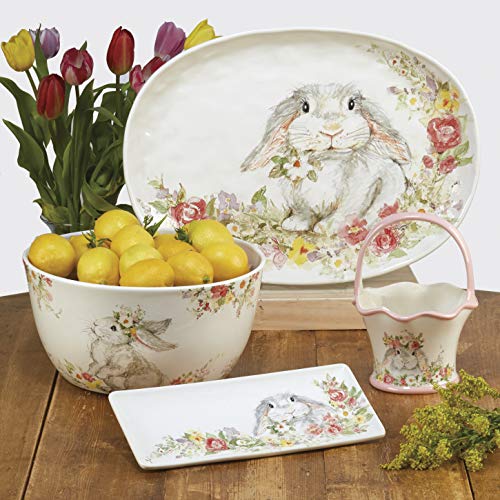 Certified International Sweet Bunny 16 Piece Dinnerware Set, Service for 4, Multicolored