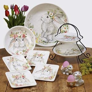 Certified International Sweet Bunny 16 Piece Dinnerware Set, Service for 4, Multicolored