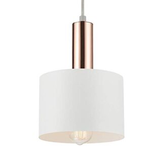 Globe Electric 60763 Novogratz x Globe Pendant, Matte White