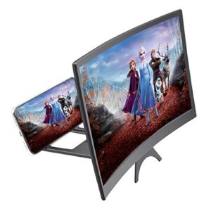 arzo 12" 3d curved mobile screen magnifier-projector screen- compatible with all smartphones