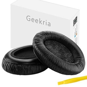 geekria quickfit replacement ear pads for sennheiser hd280 hd280-pro hd281 hmd280 hmd281 headphones ear cushions, headset earpads, ear cups repair parts (black)