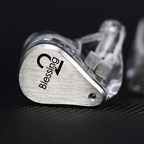 Moondrop Blessing2 1DD 4BA Hybrid Technology in-Ear Monitor Earphone Silver