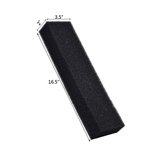 Hipanda Aquarium Bio Sponge Filter Media Pad Cut-to-fit Foam for Aquarium Fish Tank 16.5" x 3.5" x 2"