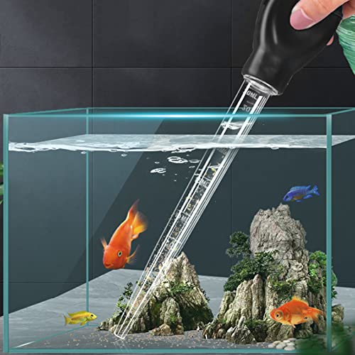 WEAVERBIRD Manual Fish Tank Water Changer Aquarium Dropper, 30ml Aquarium Clean Pipette Dropper, Fish Tank Cleaning Waste Remover, Aquarium Gravel Cleaning Straw