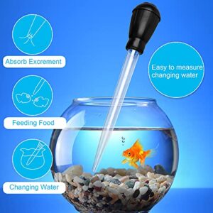 WEAVERBIRD Manual Fish Tank Water Changer Aquarium Dropper, 30ml Aquarium Clean Pipette Dropper, Fish Tank Cleaning Waste Remover, Aquarium Gravel Cleaning Straw