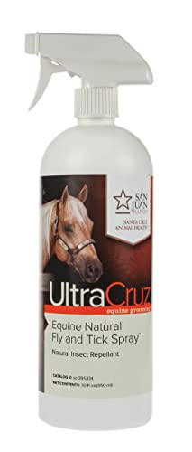 UltraCruz Equine Horse Shampoo, Conditioner and Fly & Tick Spray Bundle, 32 oz Each