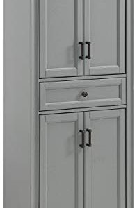 Crosley Furniture Tara Pantry, Distressed Gray