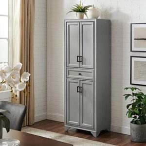 Crosley Furniture Tara Pantry, Distressed Gray