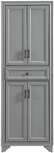 Crosley Furniture Tara Pantry, Distressed Gray