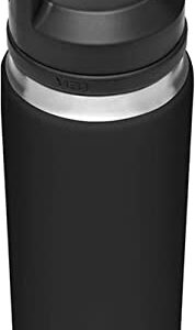 YETI Rambler 26 oz Bottle, Vacuum Insulated, Stainless Steel with Chug Cap, Black