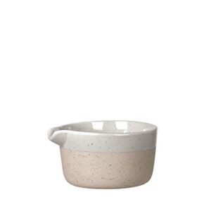 blomus sablo ceramic stoneware cream container, 5 oz - cloud