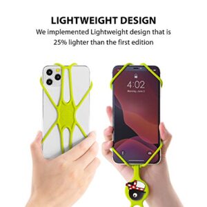 【Bone】 Lanyard Phone Tie with Card Holder, Universal Phone Lanyard Neck Holder, Cell Phone Lanyard w/Card Holder for iPhone 12 11 Pro Max, Galaxy S Pixel, Fits 4 to 6.7"- Maru Penguin