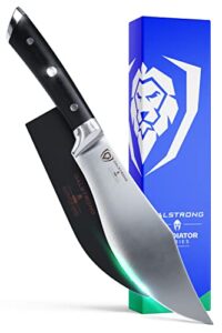 dalstrong barong chef knife - 7 inch - gladiator series elite - razor sharp kitchen knife - forged high carbon german steel - full tang - w/sheath - nsf certified
